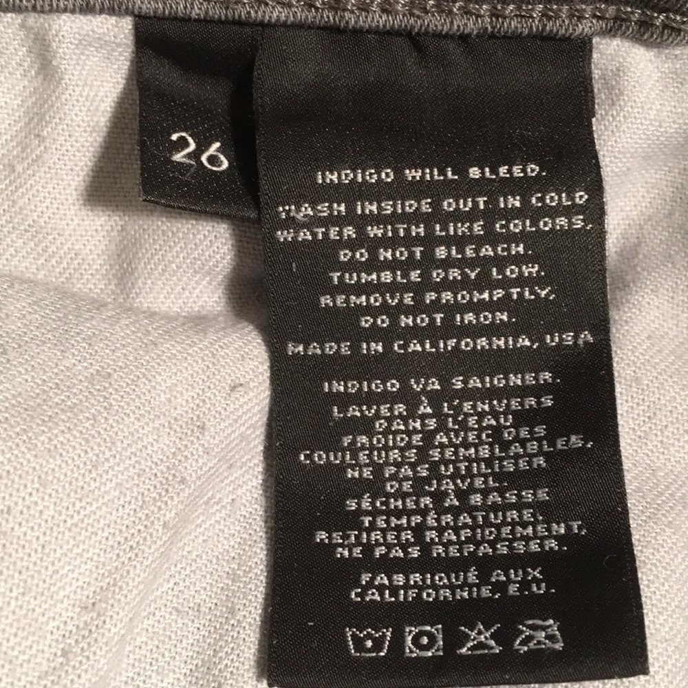 J Brand gotham super skinny size 26 grey - Picture 9 of 15
